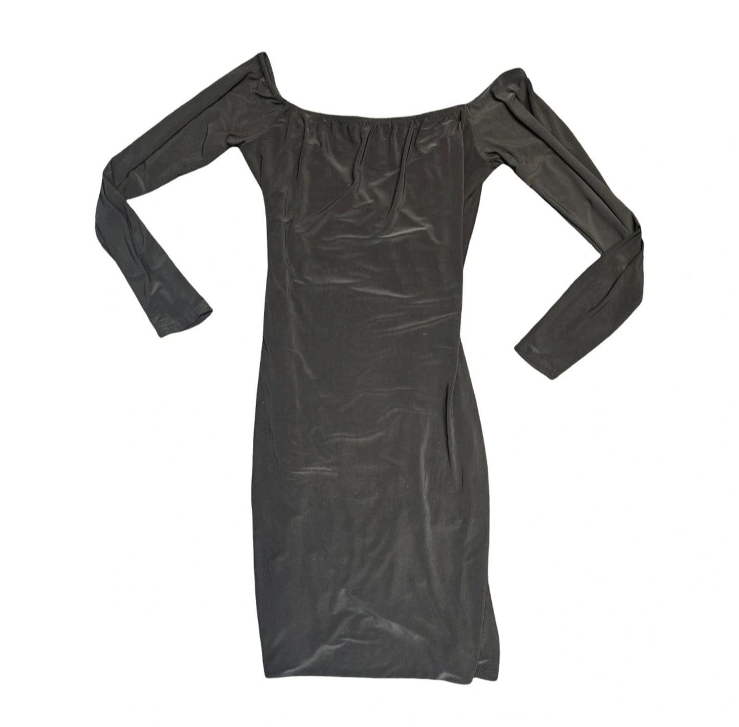 Prettylittlething black mini dress size 12