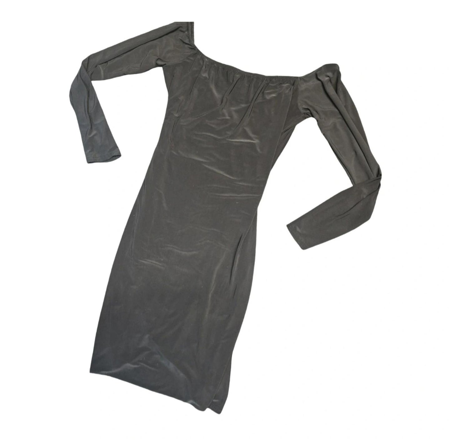 Prettylittlething black mini dress size 12