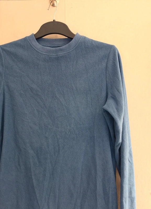 Peter Storm Men's Blue Long-Sleeved Fleece Jumper Size XS