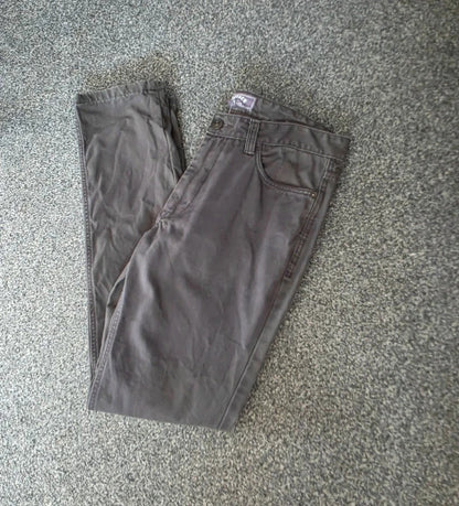 FatFace Men's Grey Slim Fit Jeans W32 Regular 100% Cotton