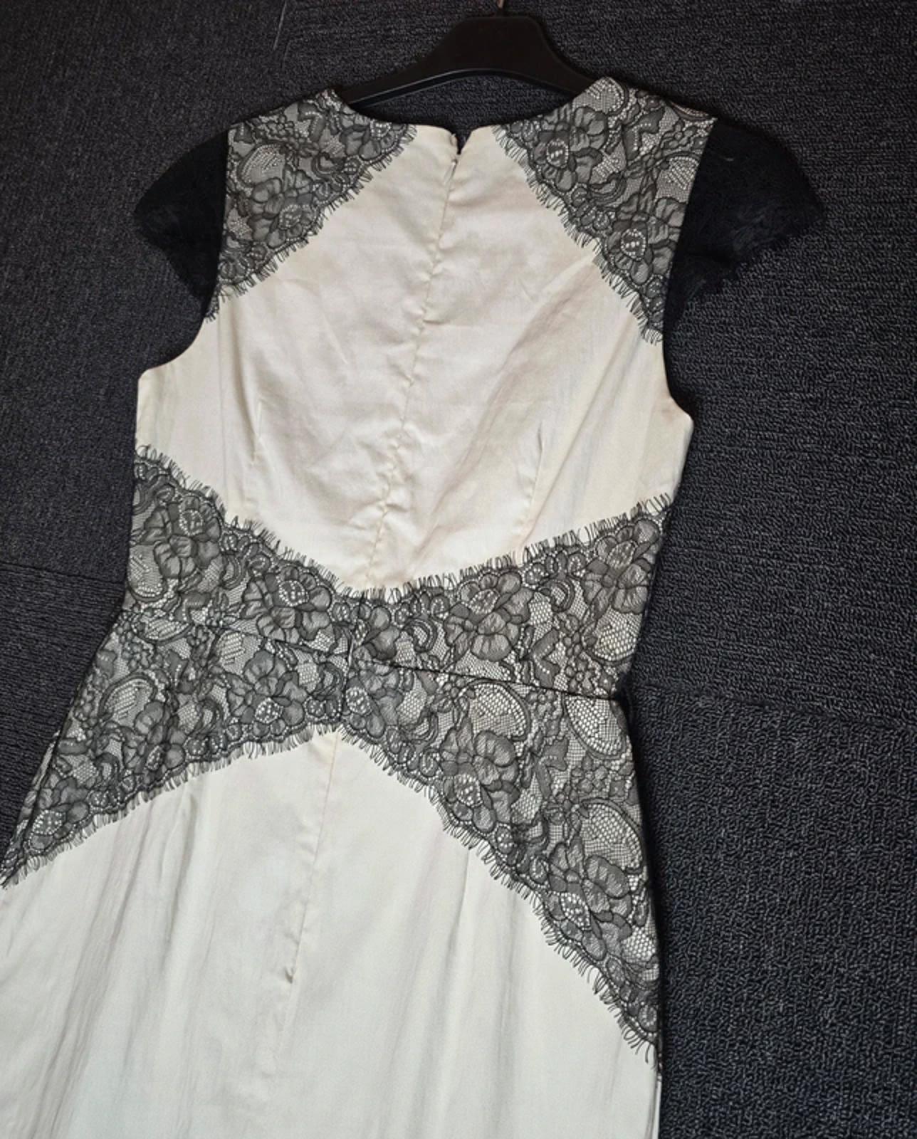 Paper Dolls Dress White Black Lace Size 14 A-line Occasion New