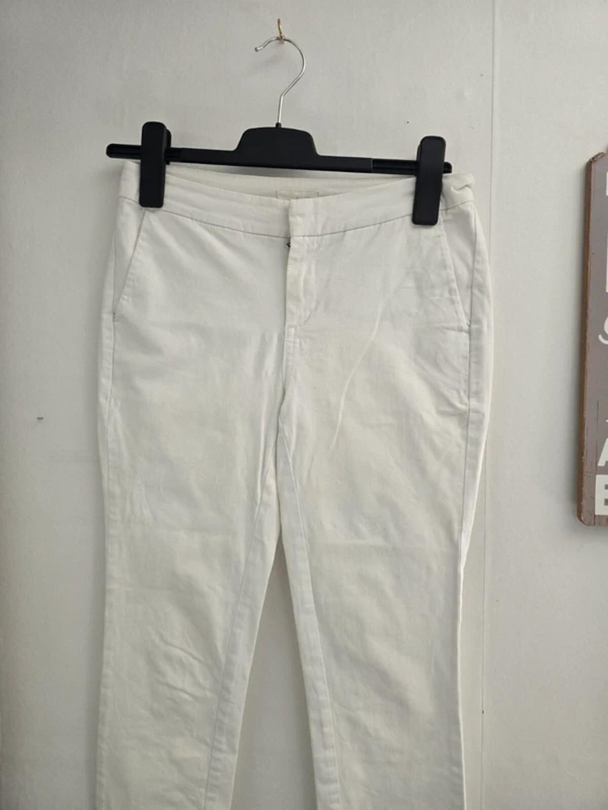 White Stuff White Cropped Trousers - Size 8