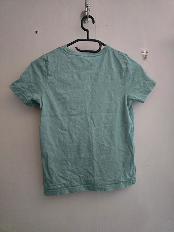 George Boys Classic Green Short Sleeved Cotton T-Shirt Age 8-9 Years