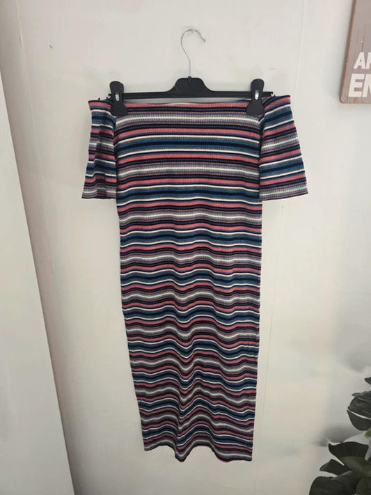Next Maternity off the shoulder maxi dress size 8