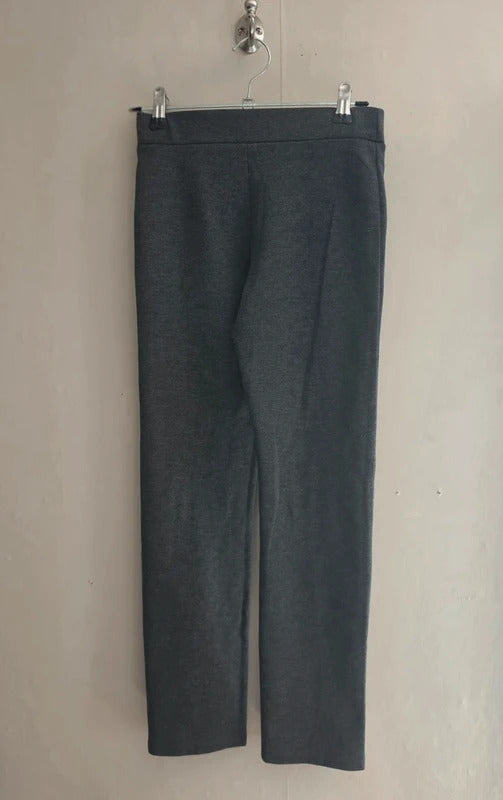 George Girls Grey High Waisted Straight Leg School Trousers Age 8-9 Years