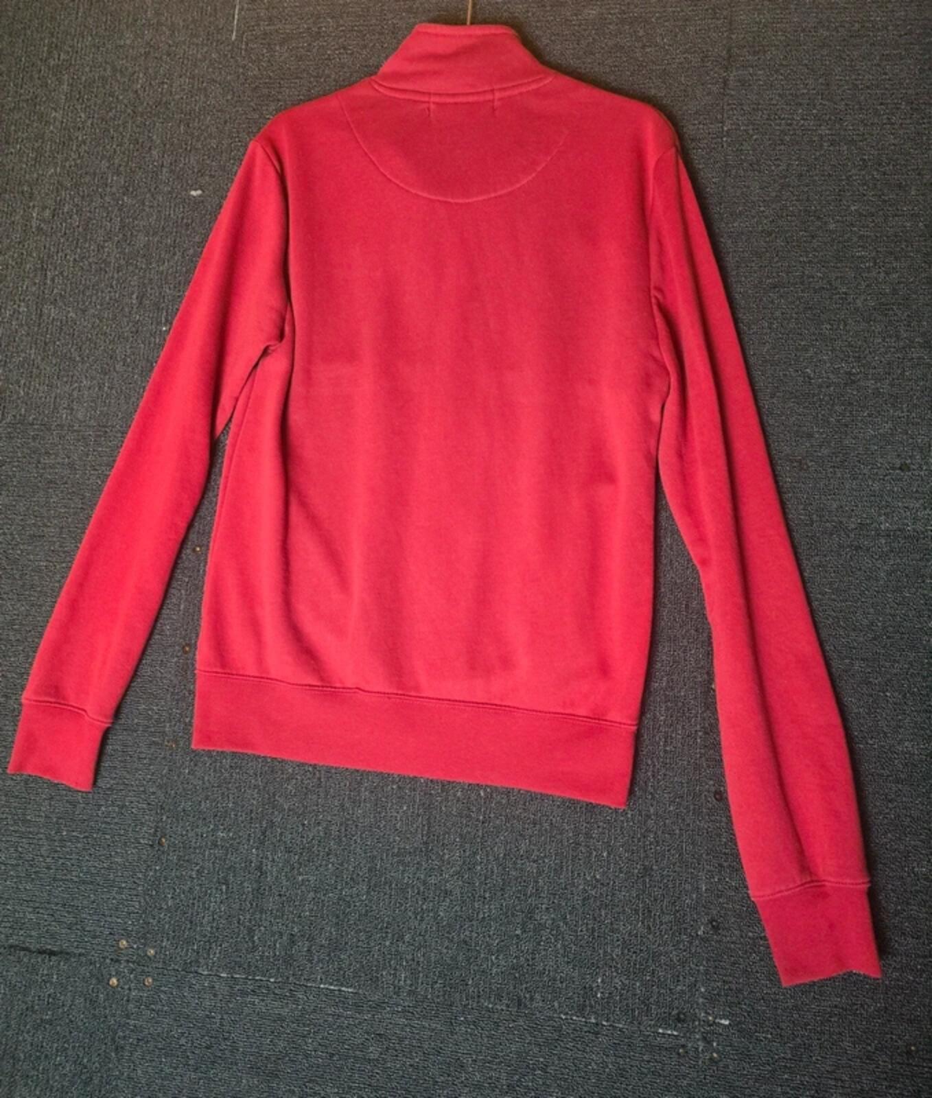 Comfy Primark Men's Zip Up Jumper Size XS Red White