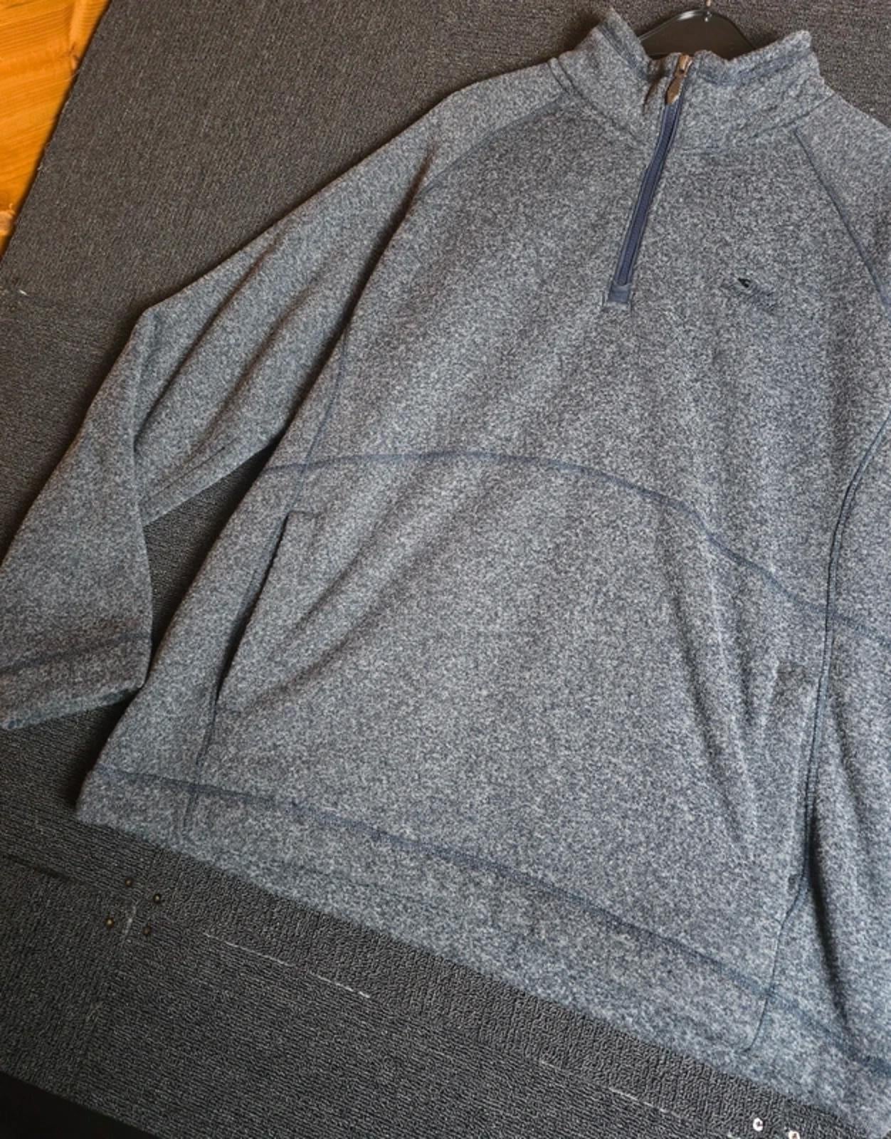 Weird Fish Jumper Navy/ Grey Size XL Men's Causal Outdoor