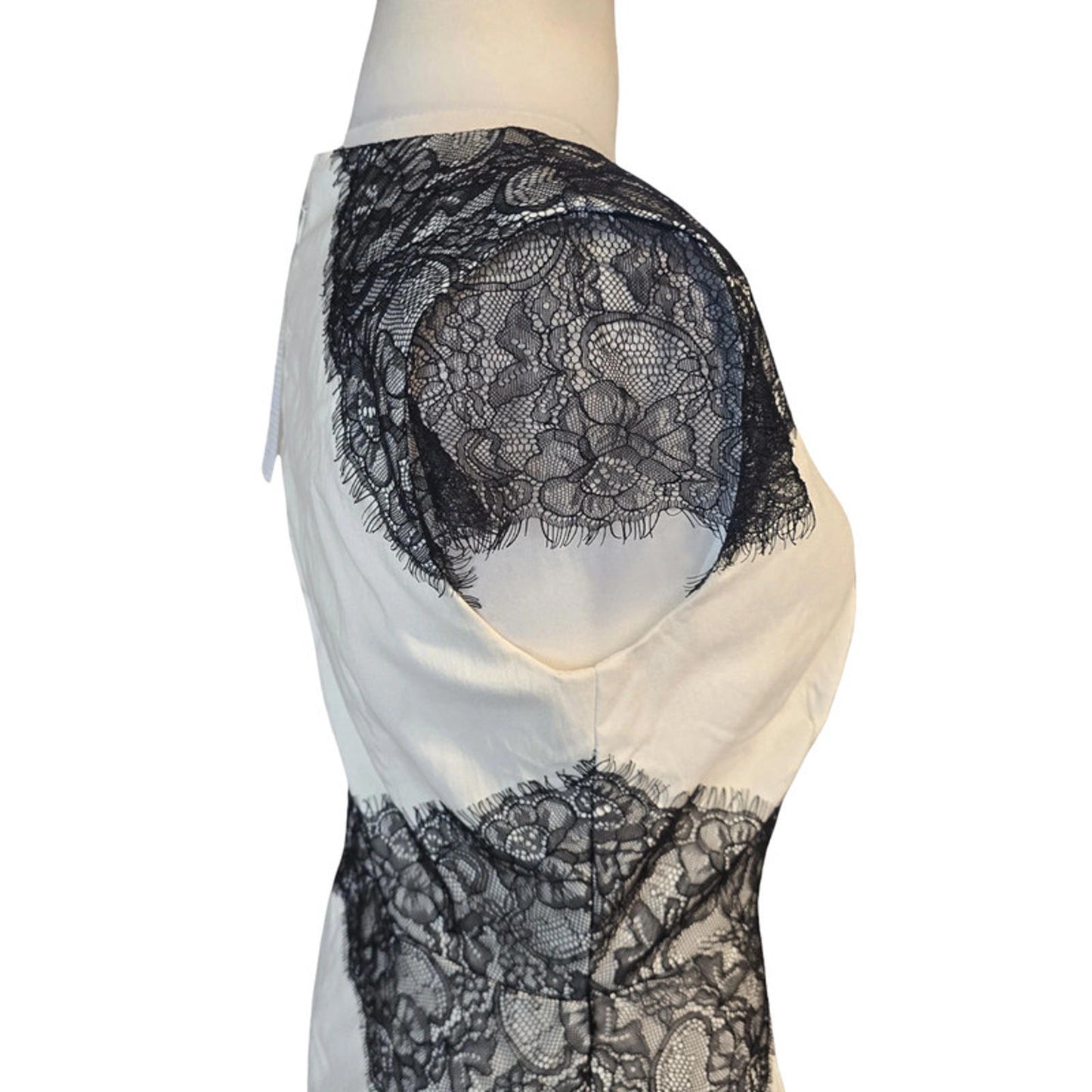 Paper Dolls Dress White Black Lace Size 14 A-line Occasion New