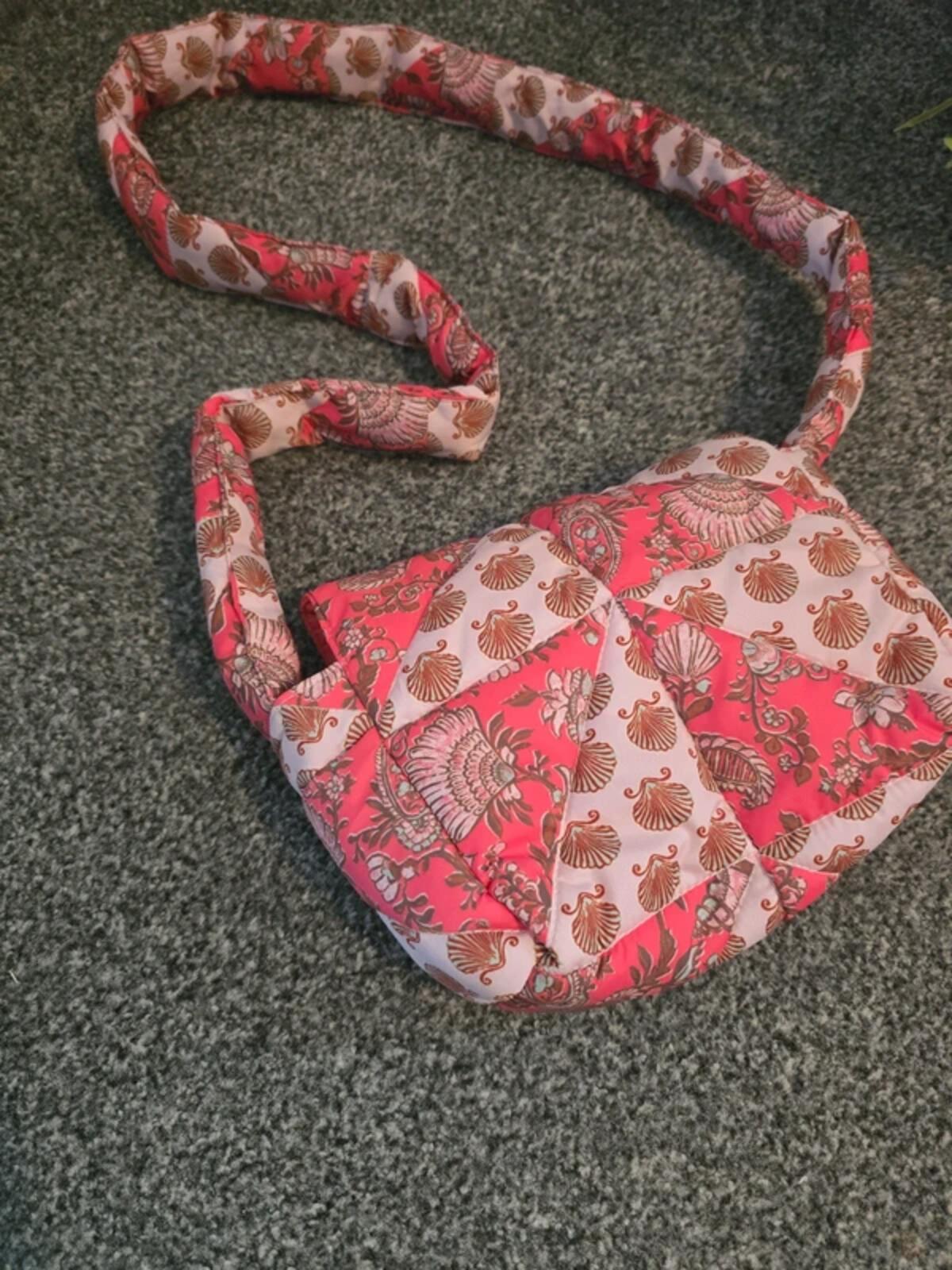 Accessorize Pink Quilted Small Shoulder Bag