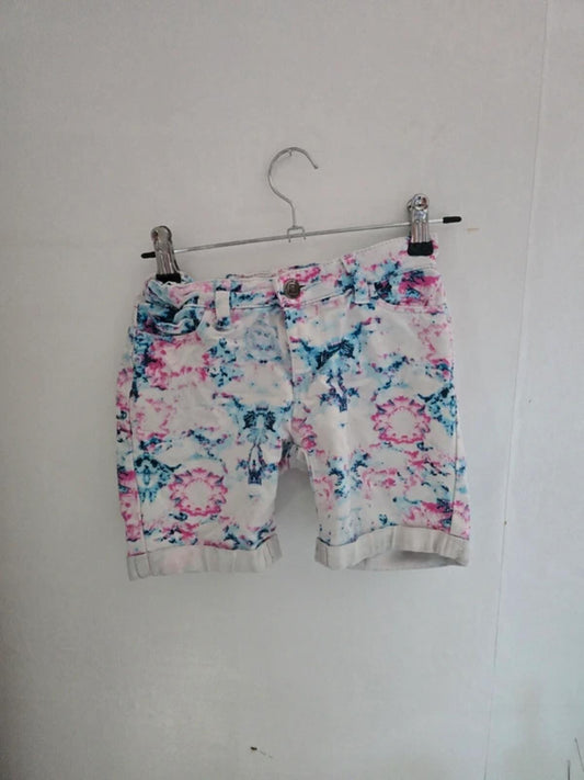 Tractor Girls Tie-Dye Denim Shorts Size Age 6 Years