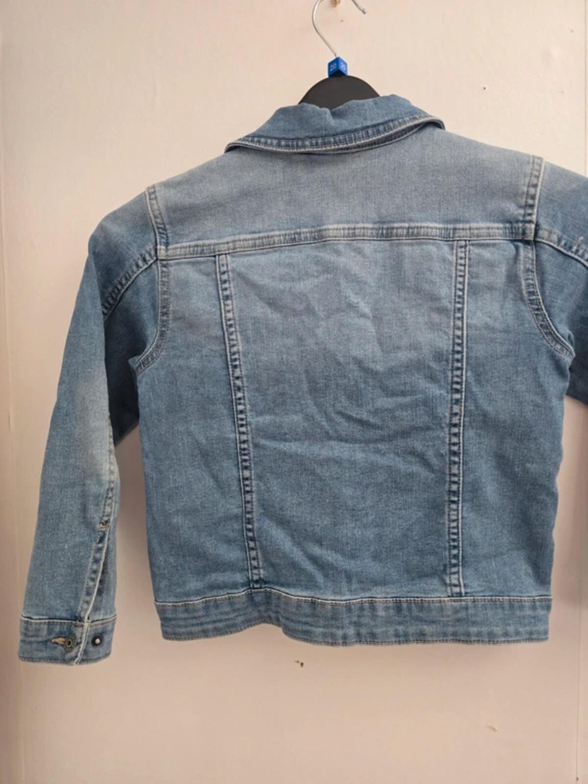 Name It Girls Denim Blue Stretch Jacket Age 7 Years