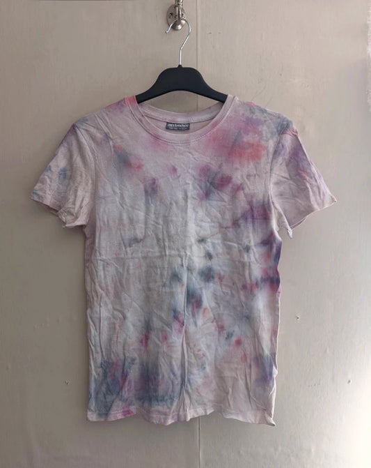 Poundland Girls Pink, Purple & White Tie-Dye T-Shirt – 11–12 Years