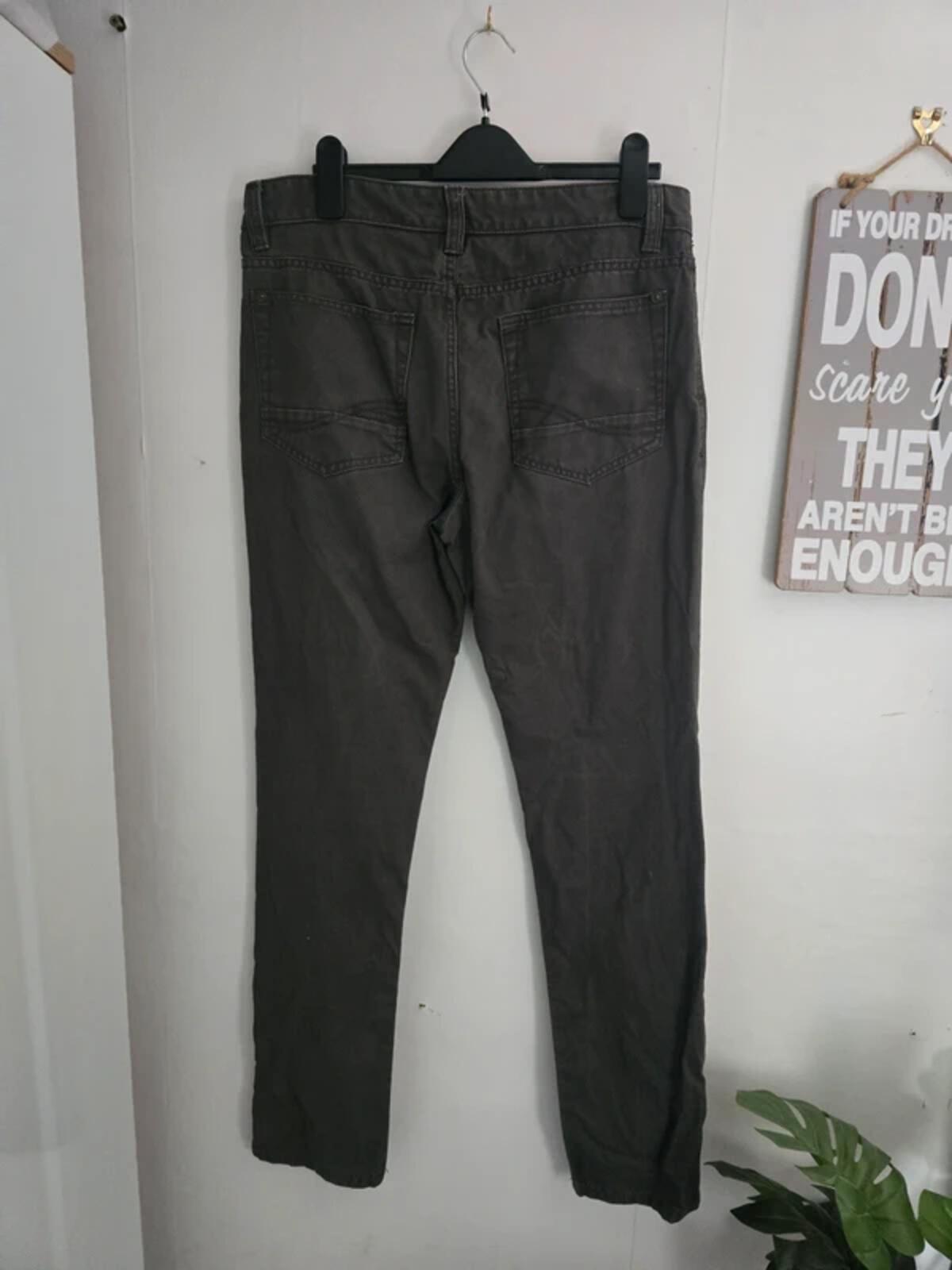 FatFace Mens Grey Slim Leg Cotton Jeans Size 32 Reg