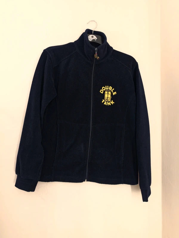 Double Tank Black & Yellow Scuba Diving Fleece Jacket – Size Medium
