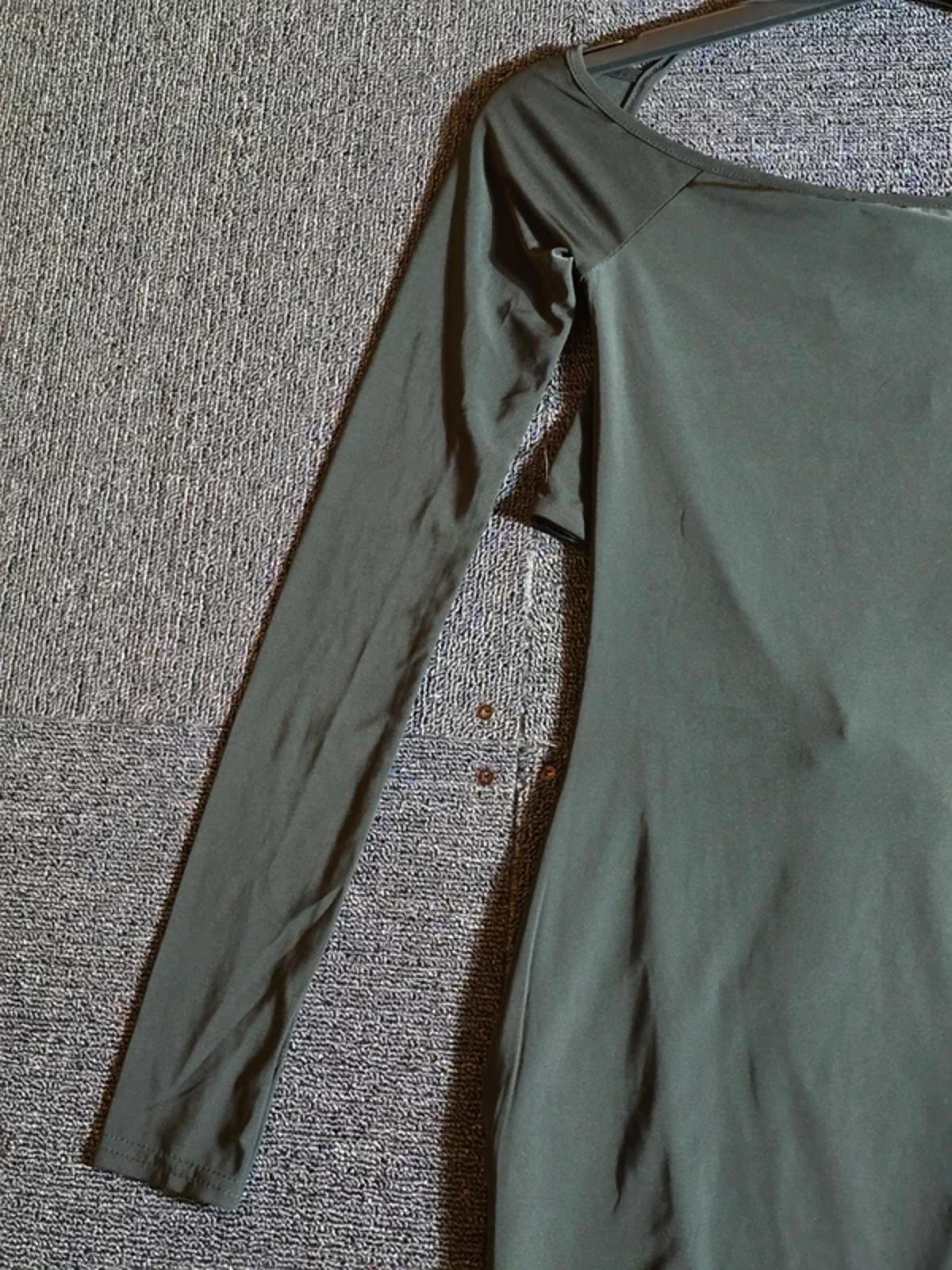 EGO Black Cut Out Bodycon Mini Dress Tie Front Long Sleeve UK Size 6