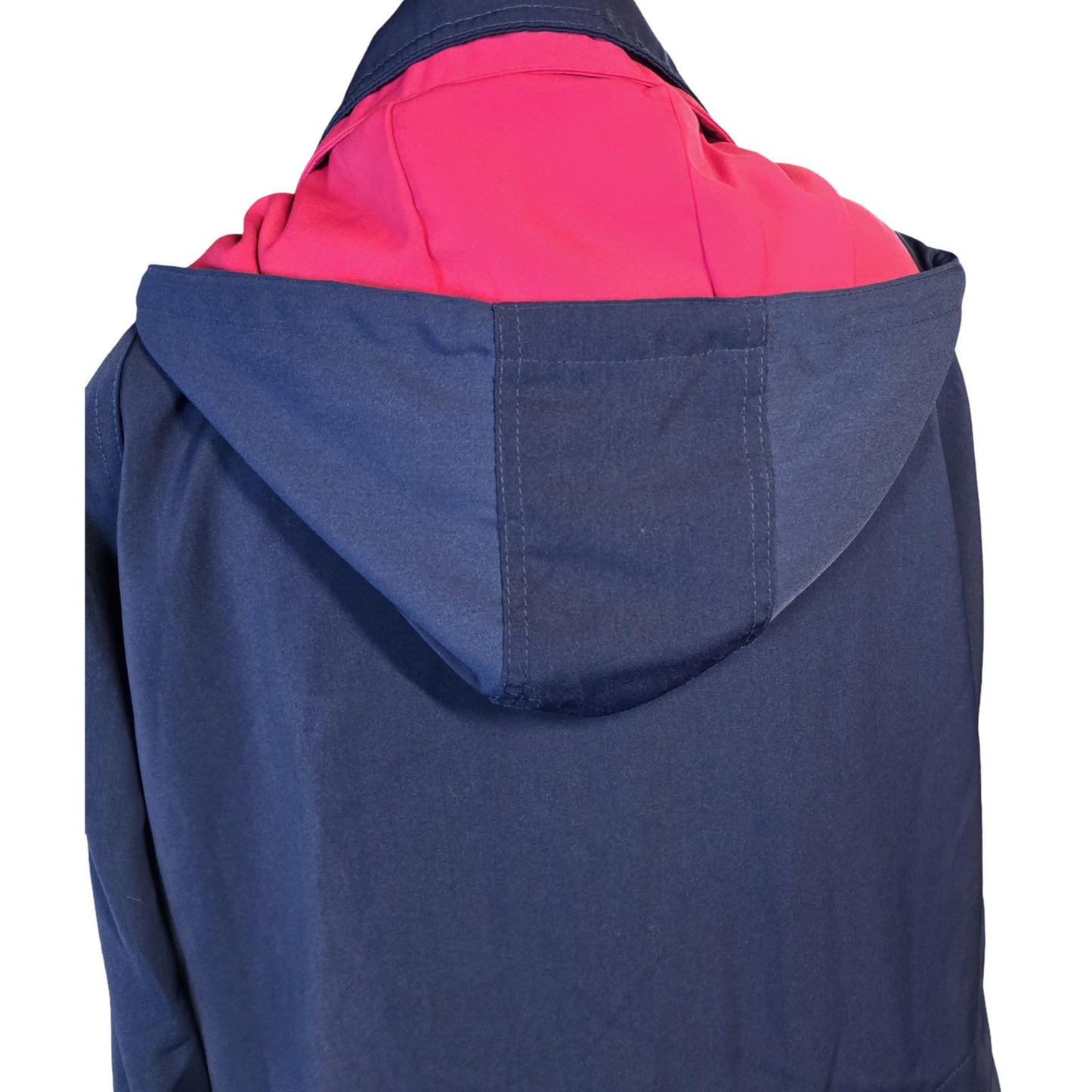 Navy & Pink Coat Size 16 Waterproof Practical Isle