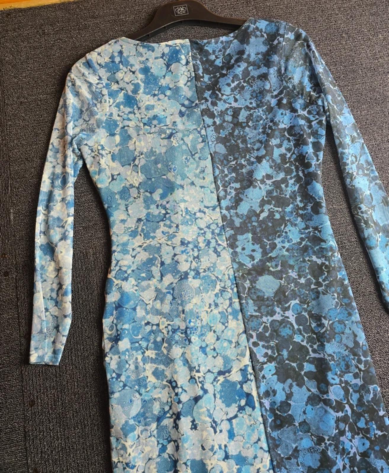 Warehouse Petite Dress Blue Size 14 Bodycon Midi Weekend