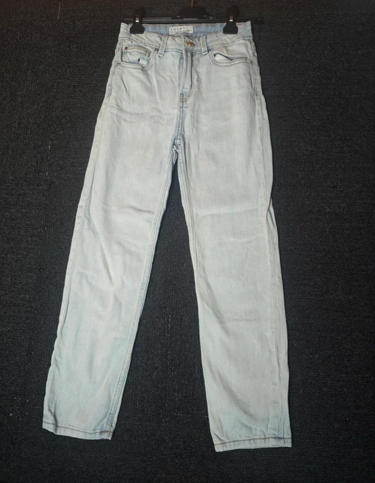 Primark slim leg light blue high waisted jeans size 4