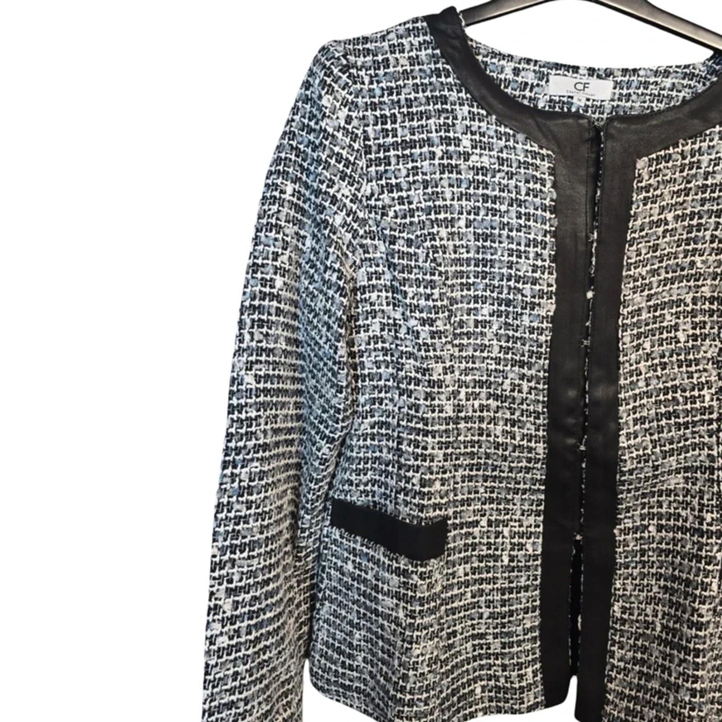 Chenai Frazer Maternity Skirt Suit Black/Grey Size M Smart Workwear Set