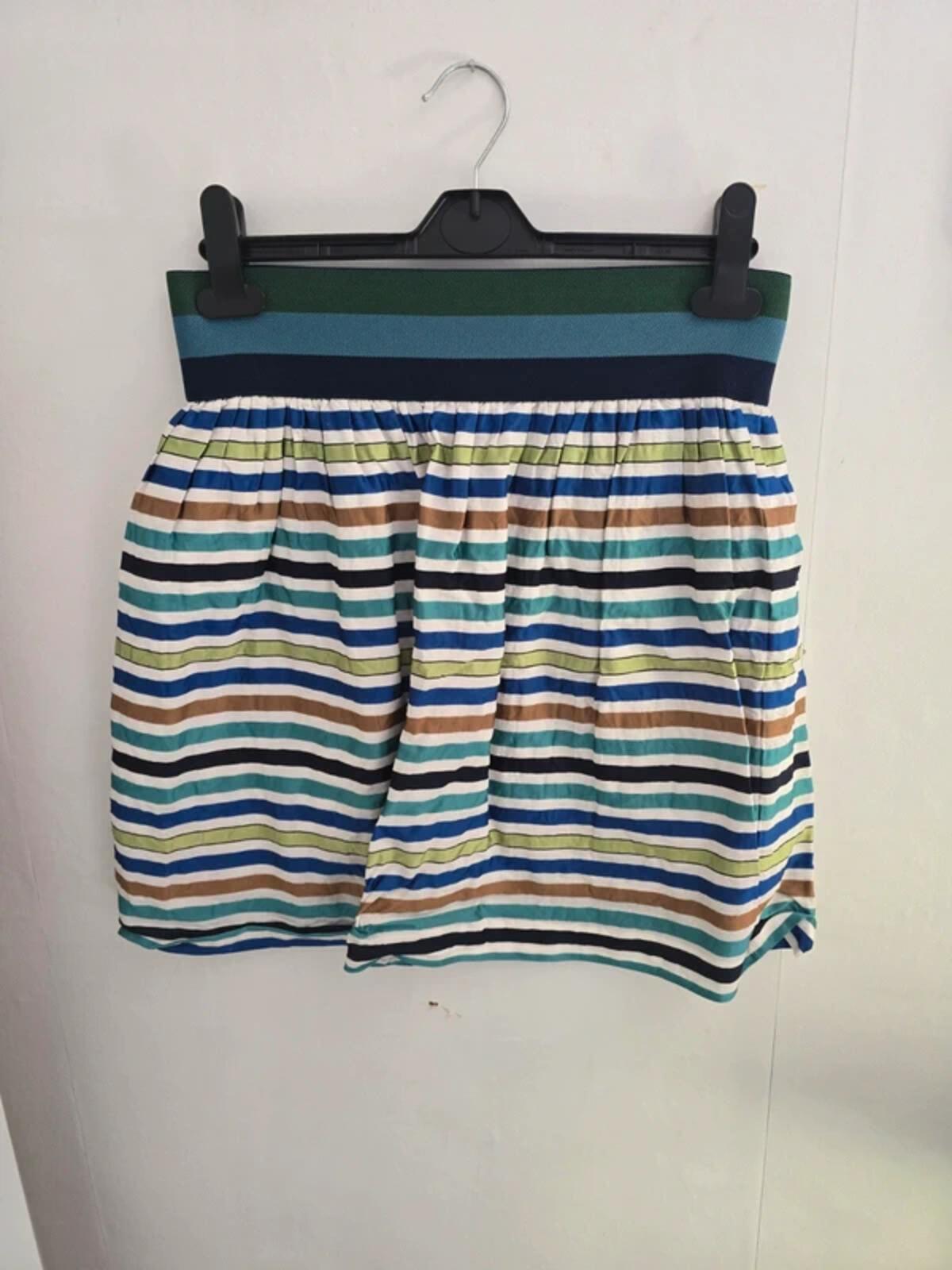 Isley Multicoloured Striped Mini Skirt  Small  Size 8-10