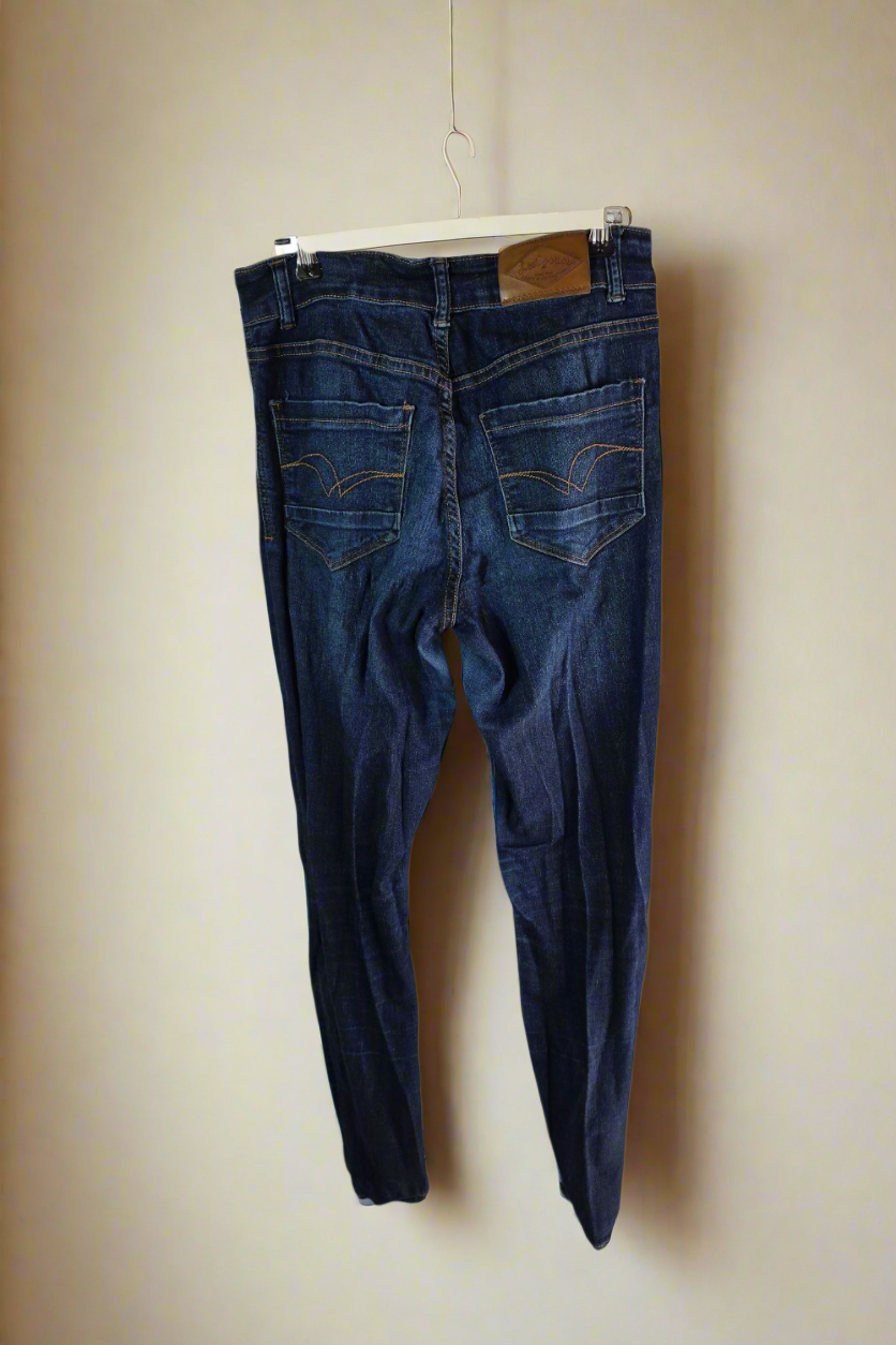 Ladies Lee Cooper blue high waist skinny jeans 26w 32L