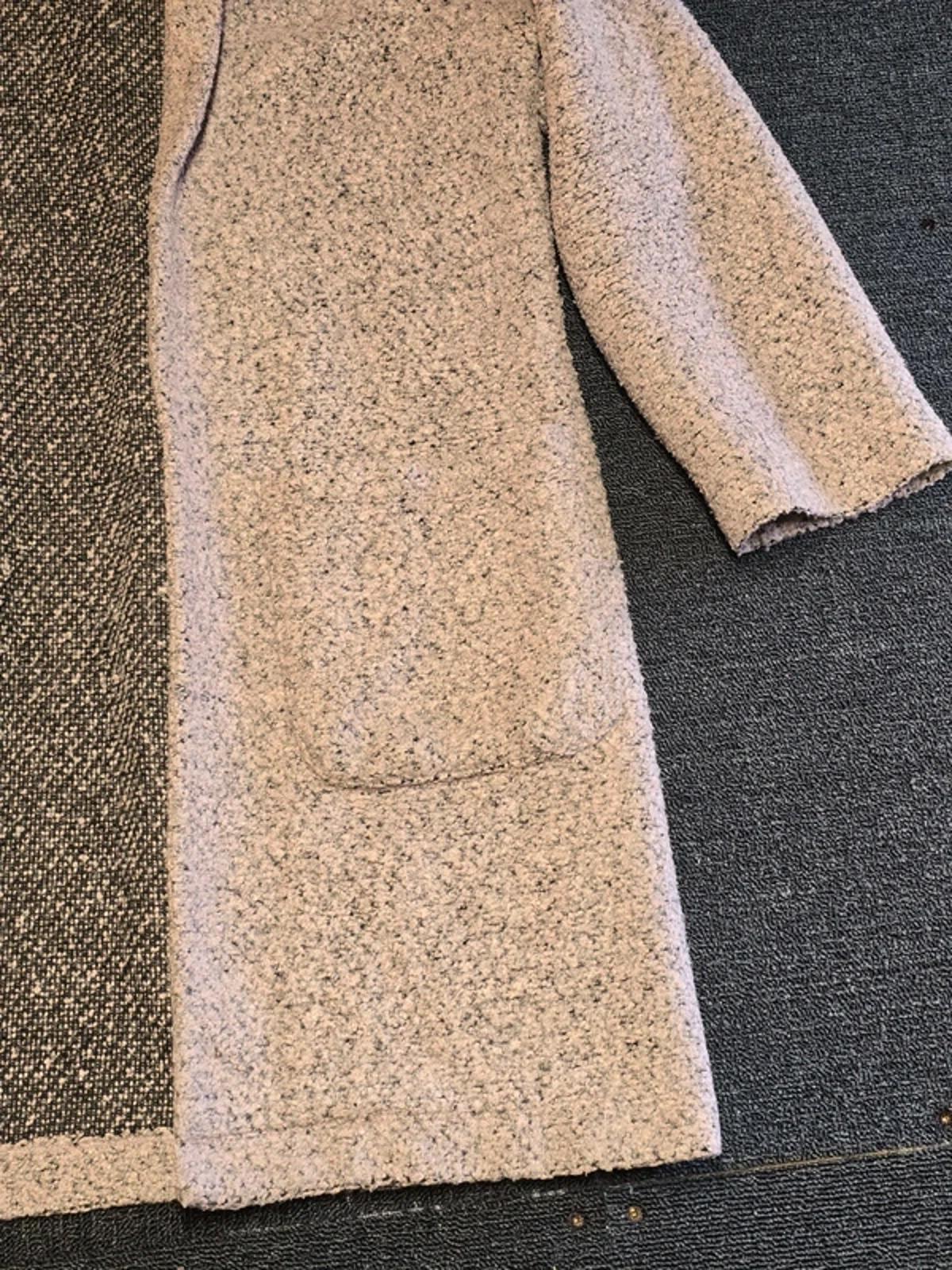 George Light Pink Knitted Overcoat Size 14 – Open Front Smart Causal