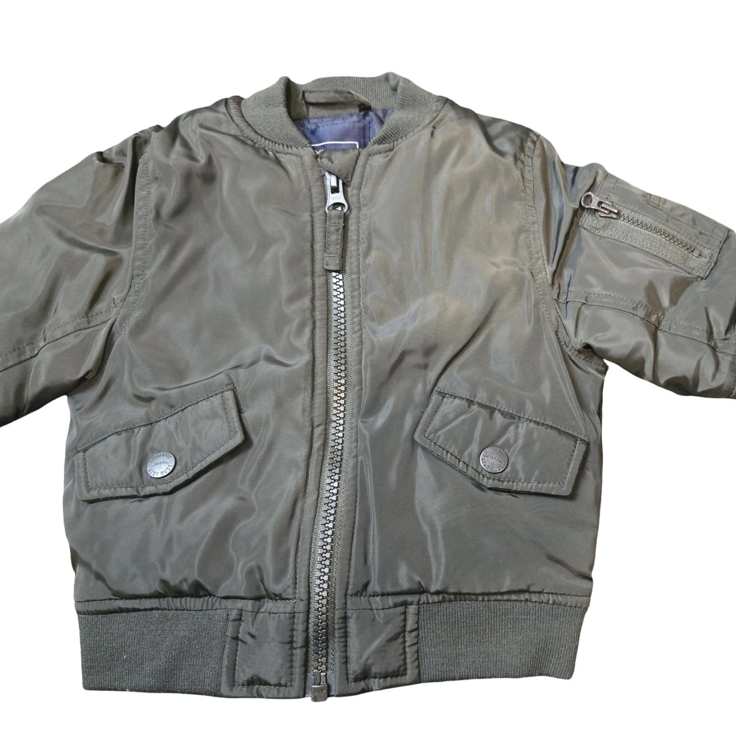 Next Boys Black Bomber Jacket 3–6 Months Zip-Up