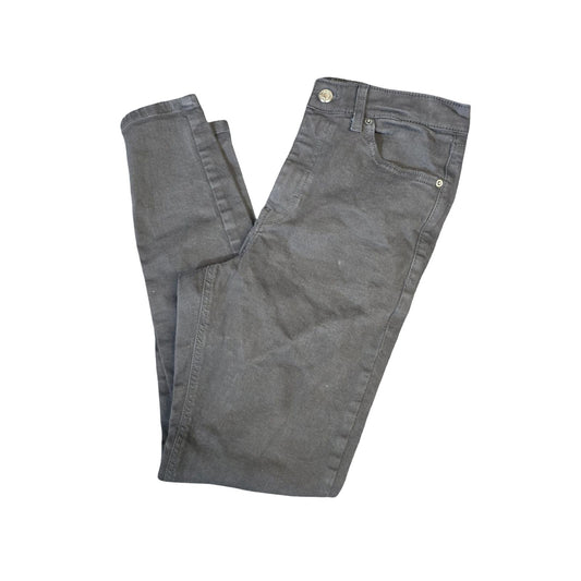 Topshop Jamie Black High-Waist Skinny Jeans – W28 L32 – UK size 10