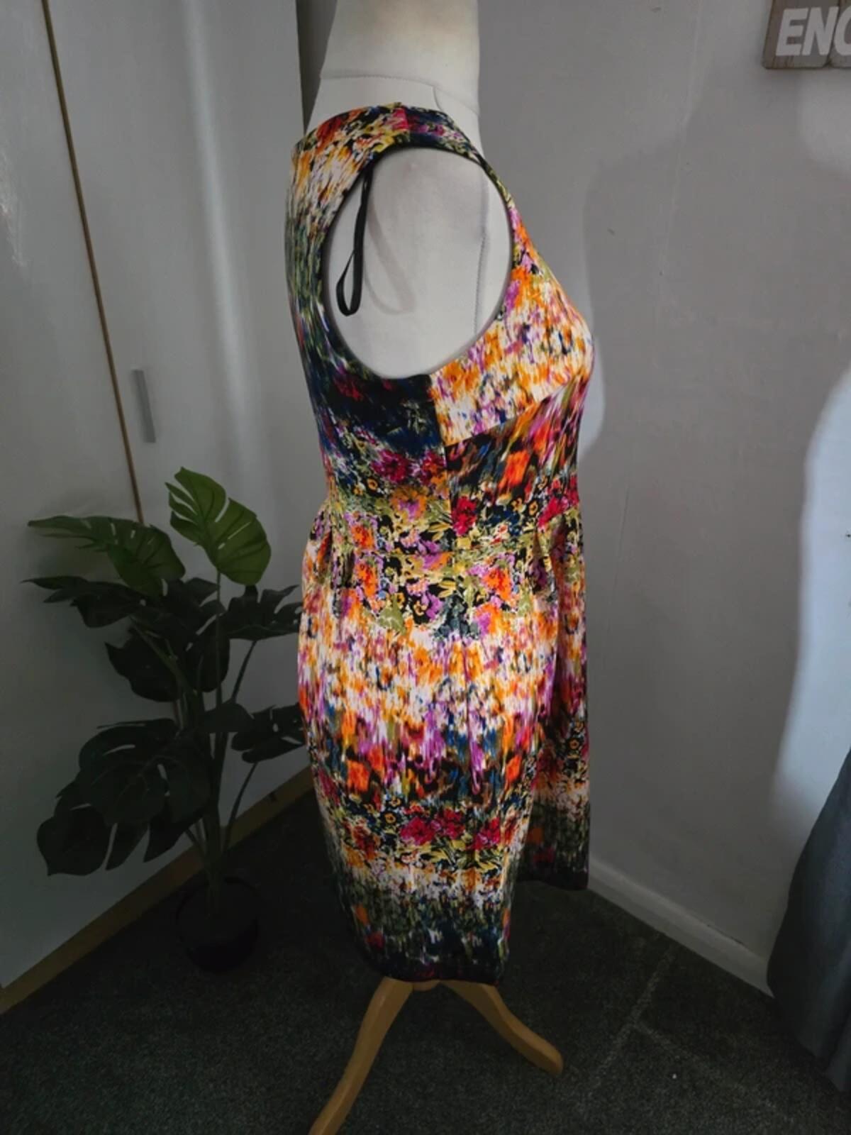 Cynthia Rowley Multicoloured Flared Dress NWT  Size 8
