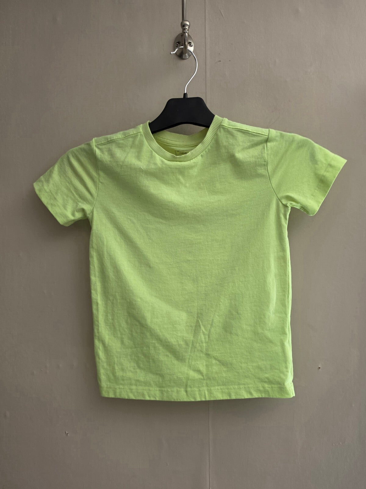 Next Boys Bright Lime Green Crew Neck Essential T-Shirt Age 5 Years