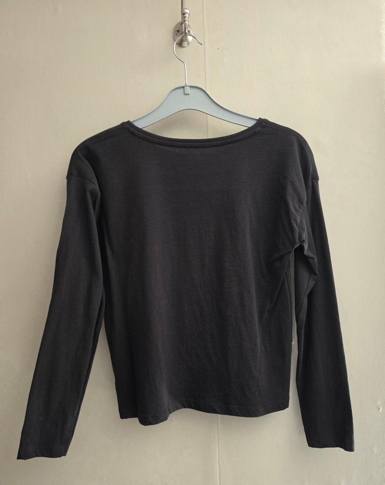 Tu Boys Black Long Sleeve Cotton T-Shirt Age 12 Years