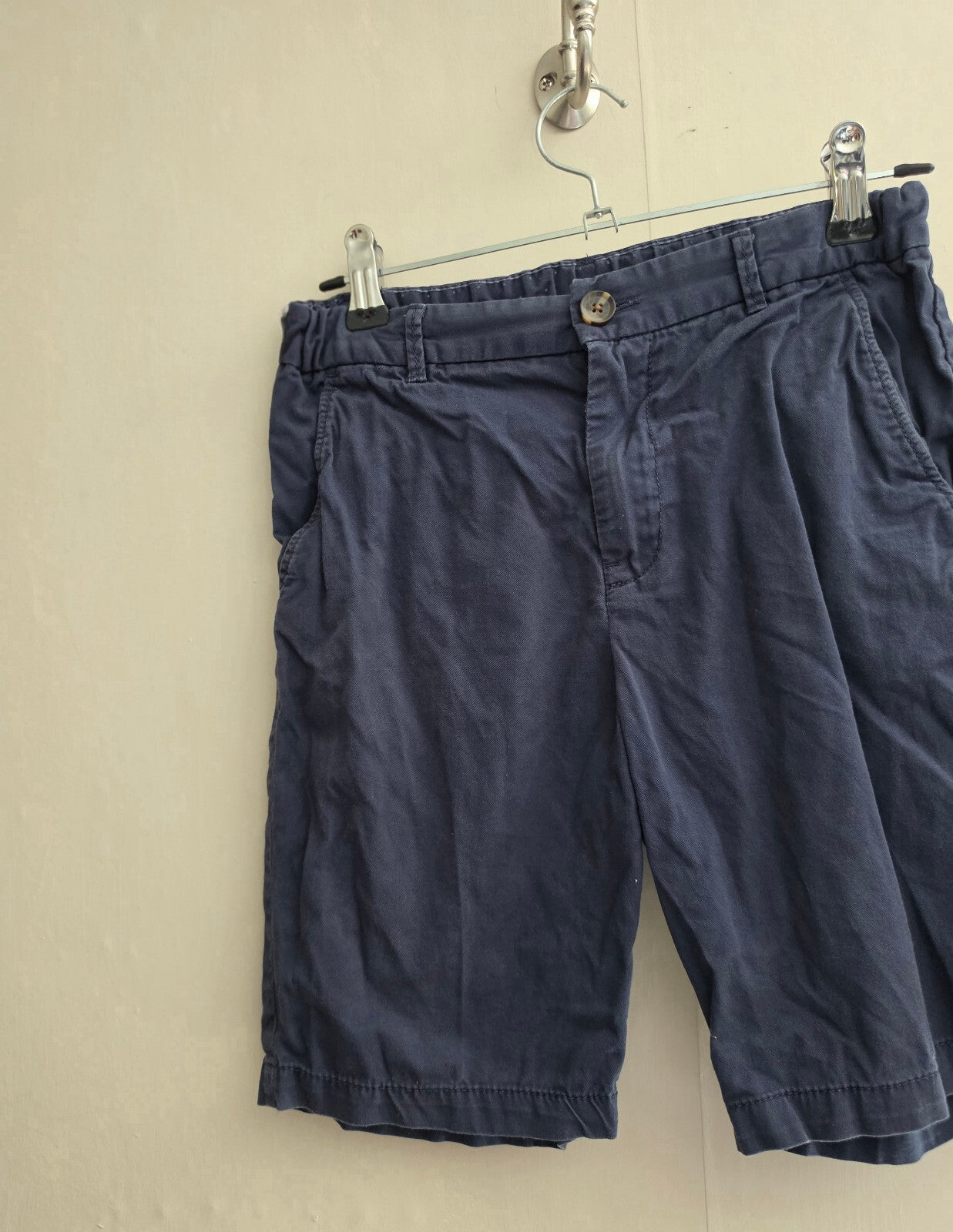 H&M Boys Navy Shorts - Size 9-10 Years (Smaller Fit / Suited for Age 8)