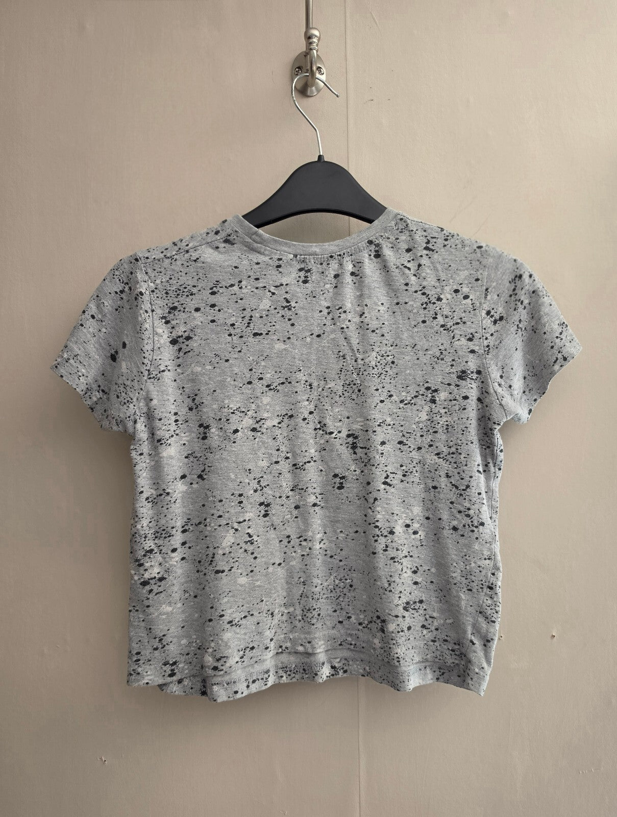 Primark Grey Short Sleeved T-shirt Boys 7Years