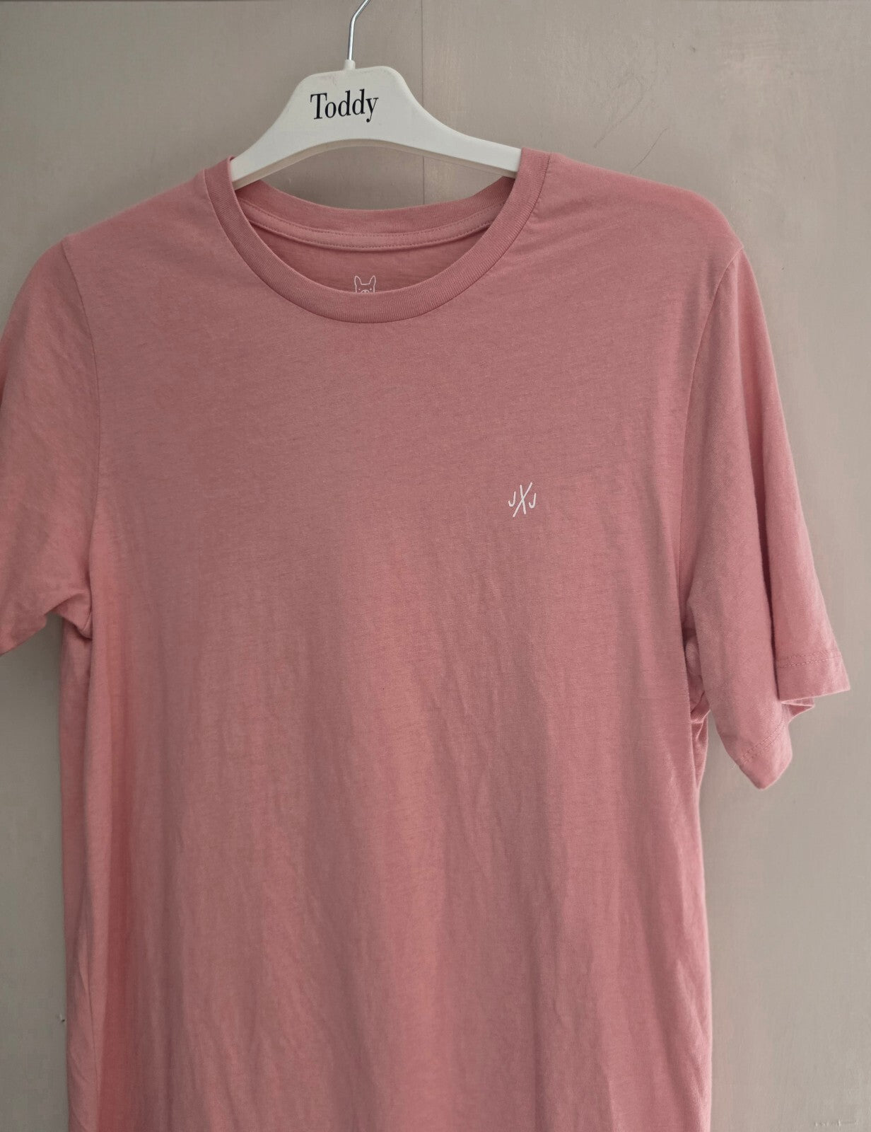 Jack & Jones Boys Pink Cotton T-Shirt Age 16 Years Short Sleeve Logo Graphic Tee