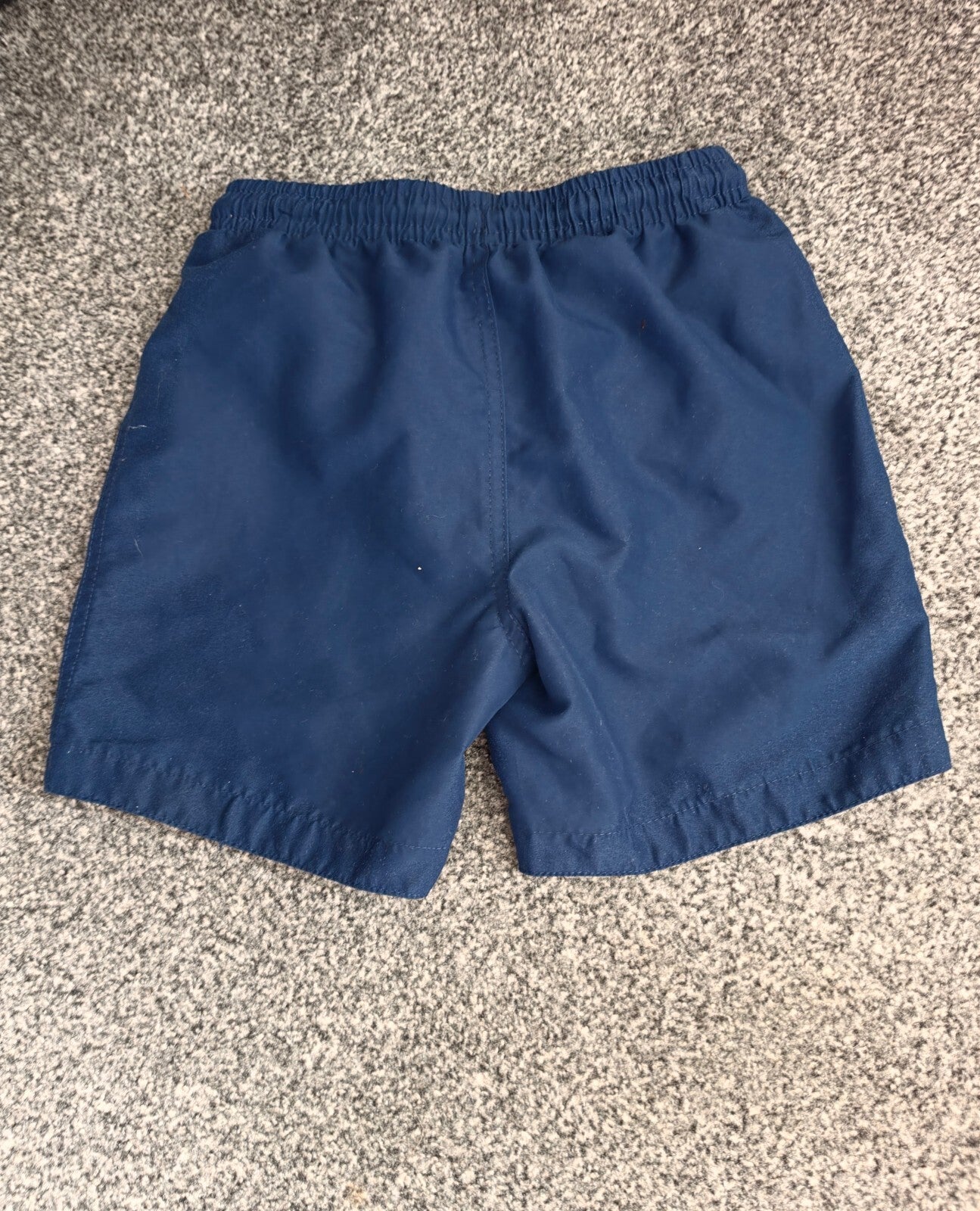 Primark Boys Navy Shark Swimming Trunks Age 6-7 Years
