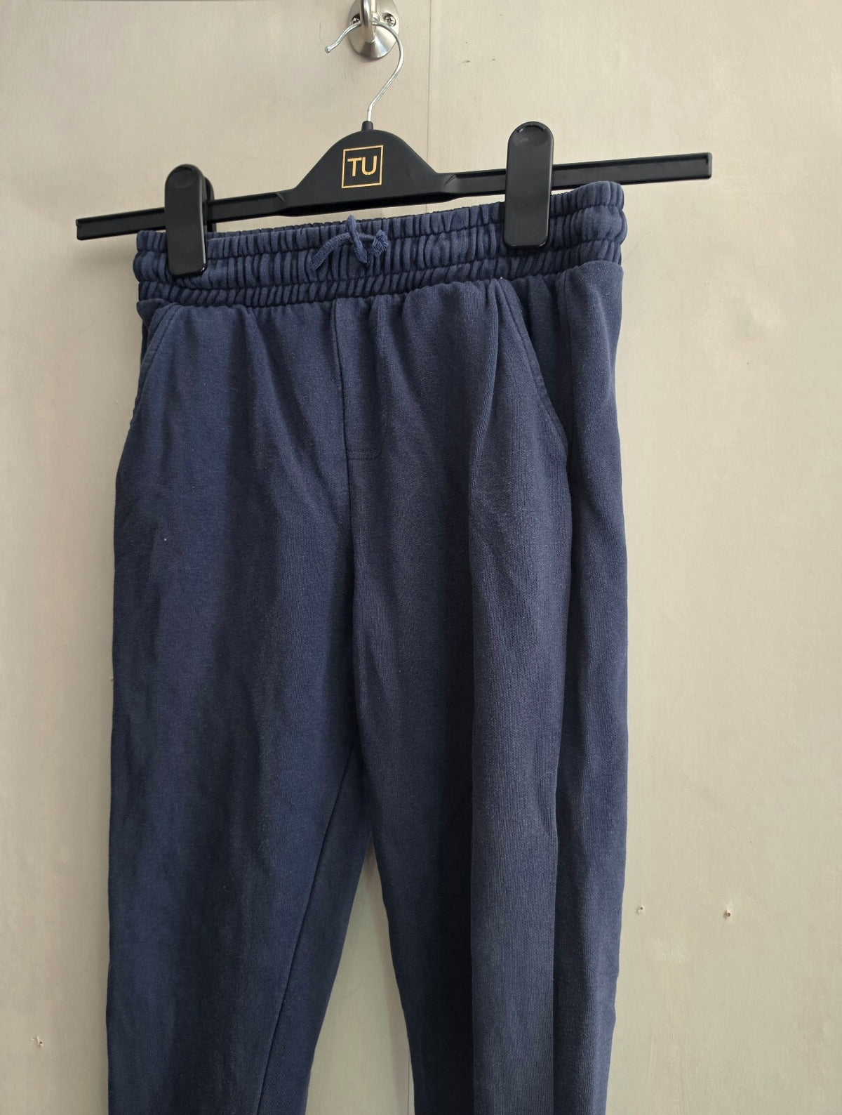 F&F Kids Navy Cuffed Jogging Bottoms Age 8-9 Years
