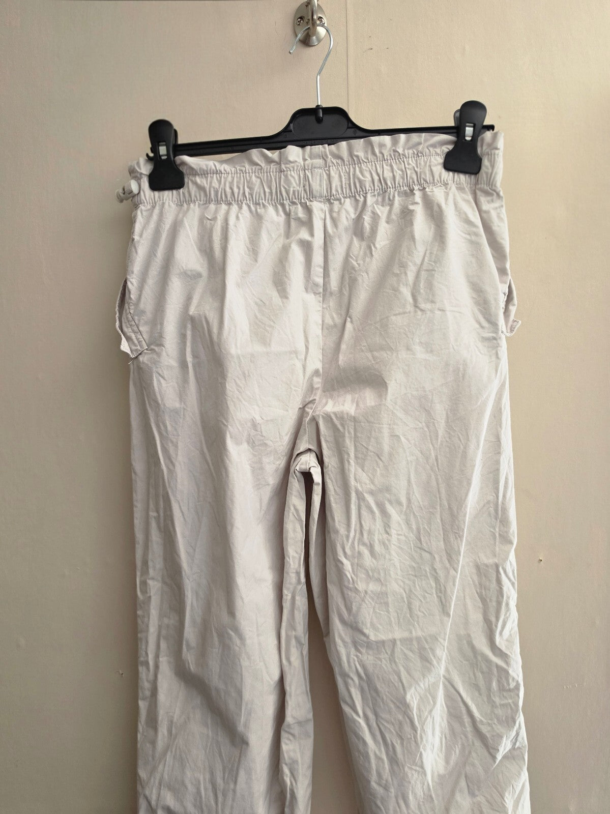 Primark Girls Cream Beige Lightweight Cotton Cargo Trousers Age 13-14 Years