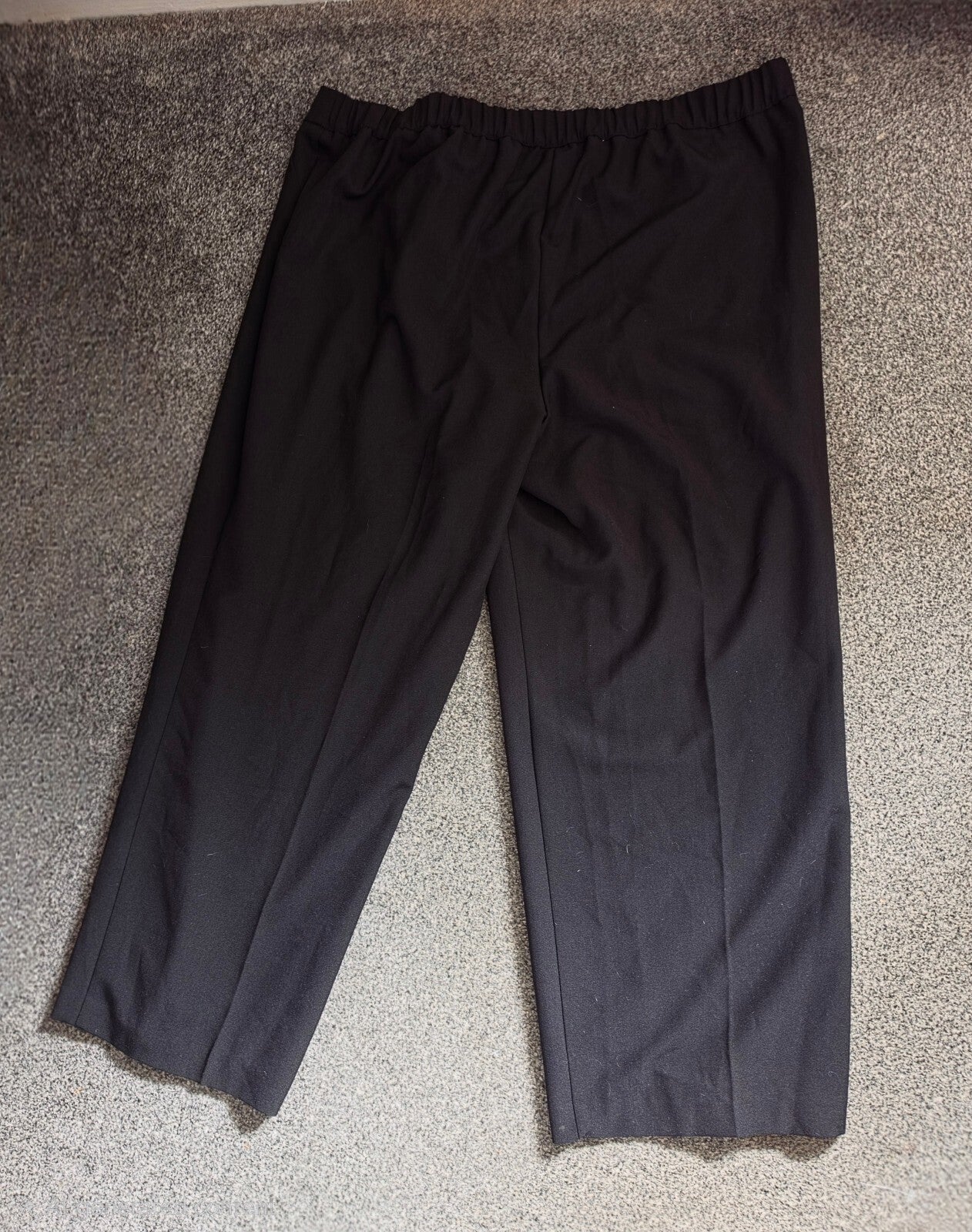 Avenue Black Straight Leg Tummy Control Formal Trousers Size 22 NWT