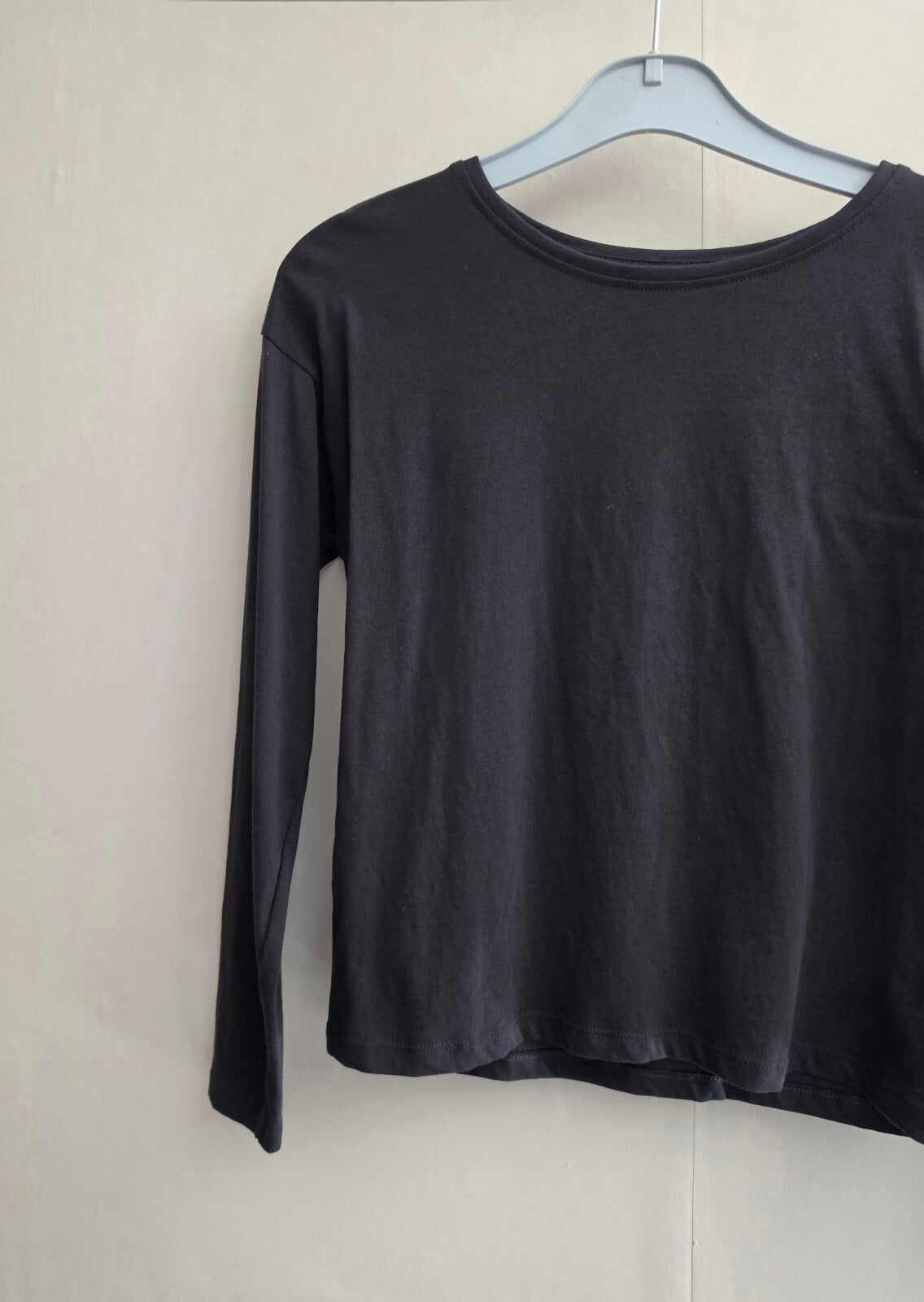 Tu Boys Black Long Sleeve Cotton T-Shirt Age 12 Years