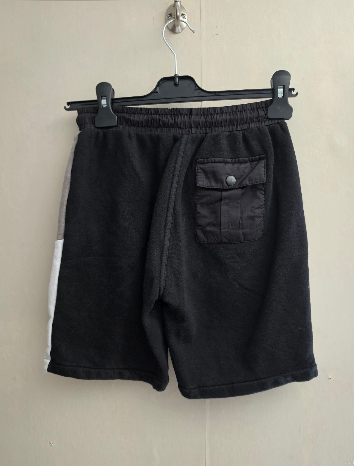 Matalan Boys Black, Grey & White Colorblock Graphic Shorts Age 11 Years