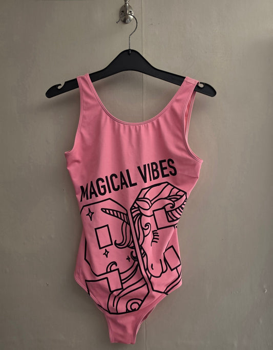 F&F Girls Pink Unicorn Swimming Costume - Age 12-13 Years