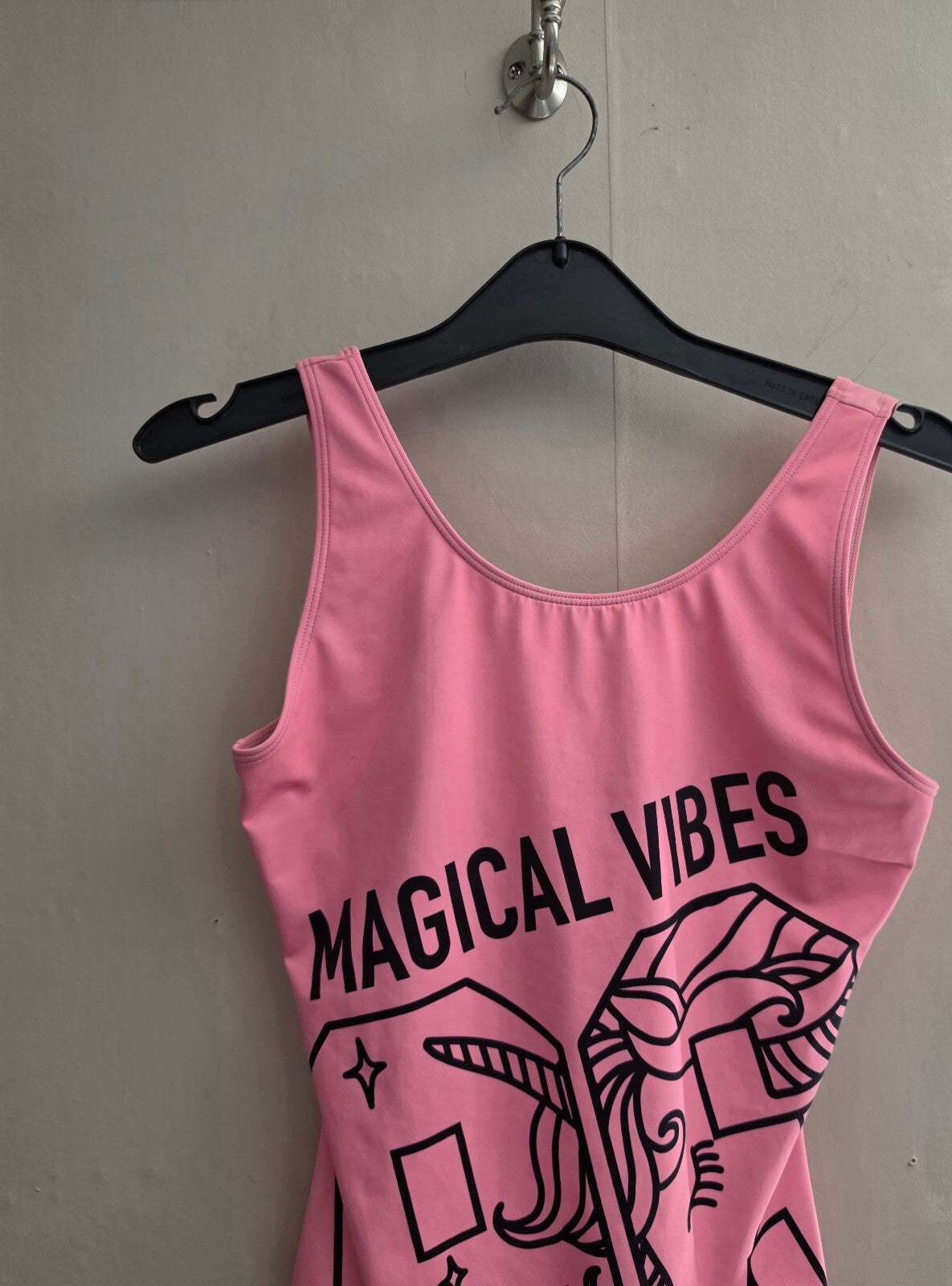 F&F Girls Pink Unicorn Swimming Costume - Age 12-13 Years