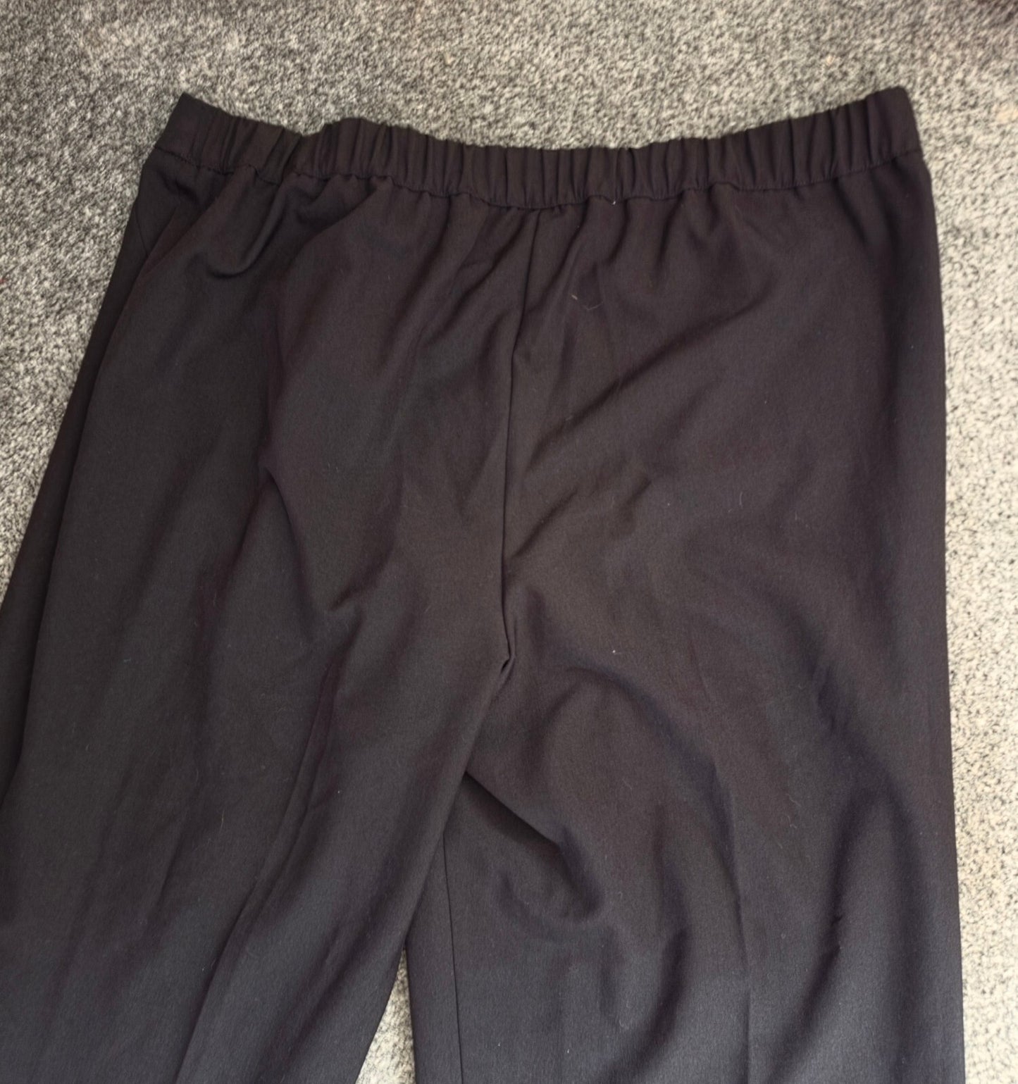 Avenue Black Straight Leg Tummy Control Formal Trousers Size 22 NWT