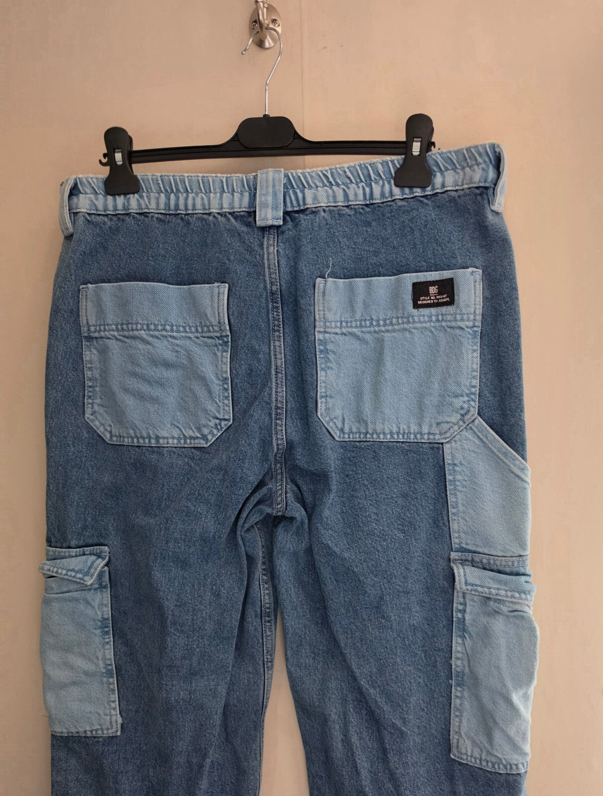BDG Urban Outfitters Patchwork Cargo Skate Jeans W32 L32 (Size 14)