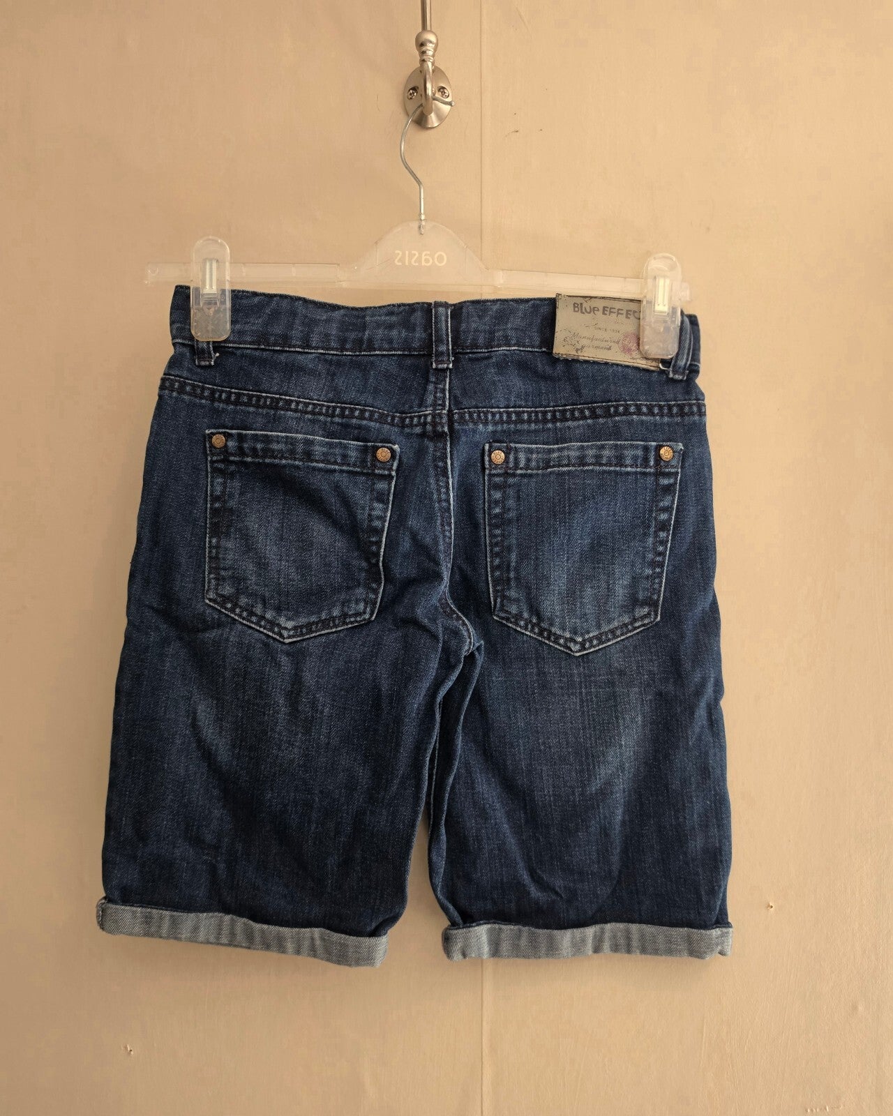 Blue Effect Boys Dark Blue Denim Shorts Age 11-12 Years