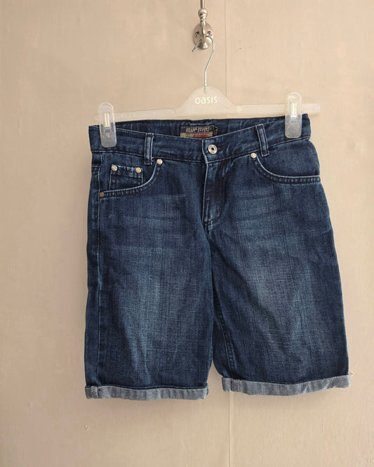 Blue Effect Boys Dark Blue Denim Shorts Age 11-12 Years
