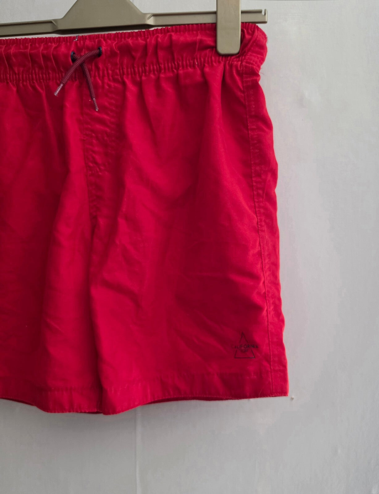 Primark Boys Red California Surf Swimming Trunks Age 11-12 Years