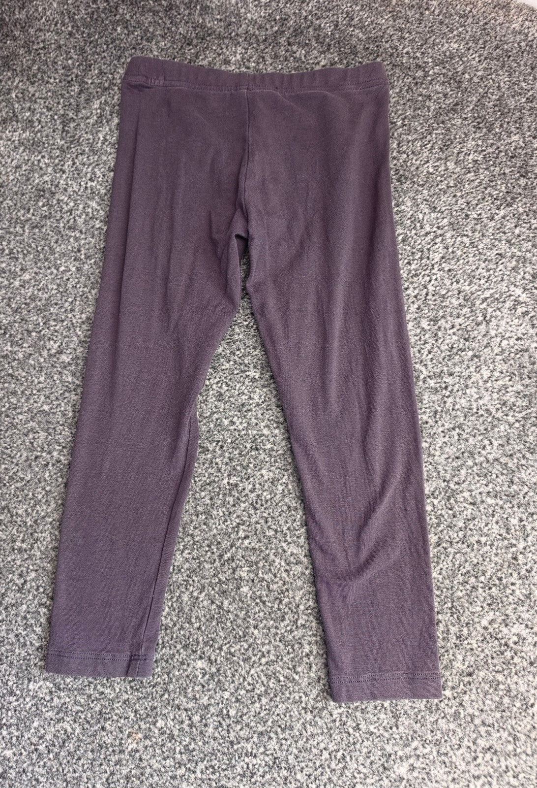 George Girls Grey Cotton Blend Leggings Age 5-6 Years