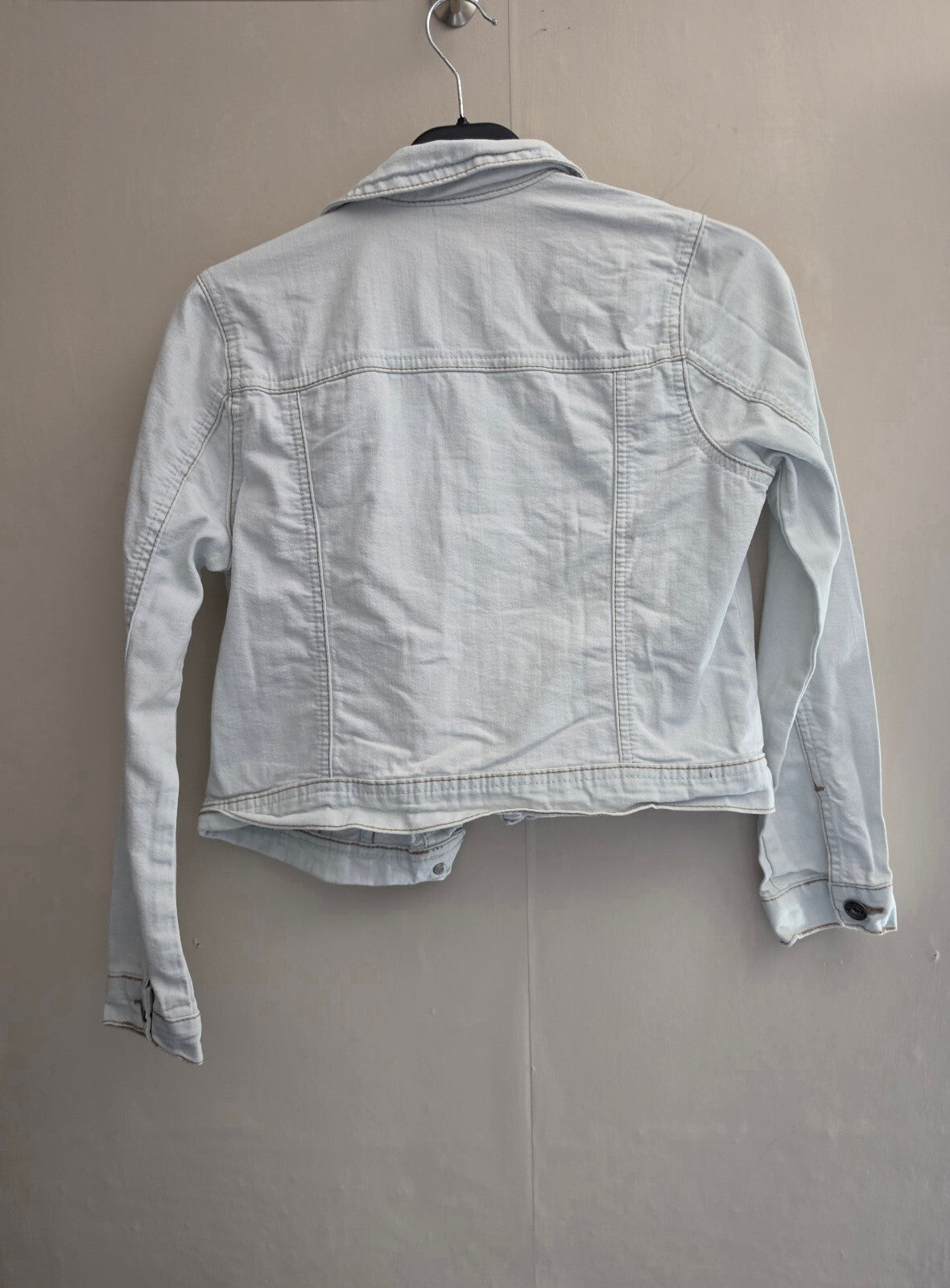 George Girls' White Denim Jacket Age 9-10 Years