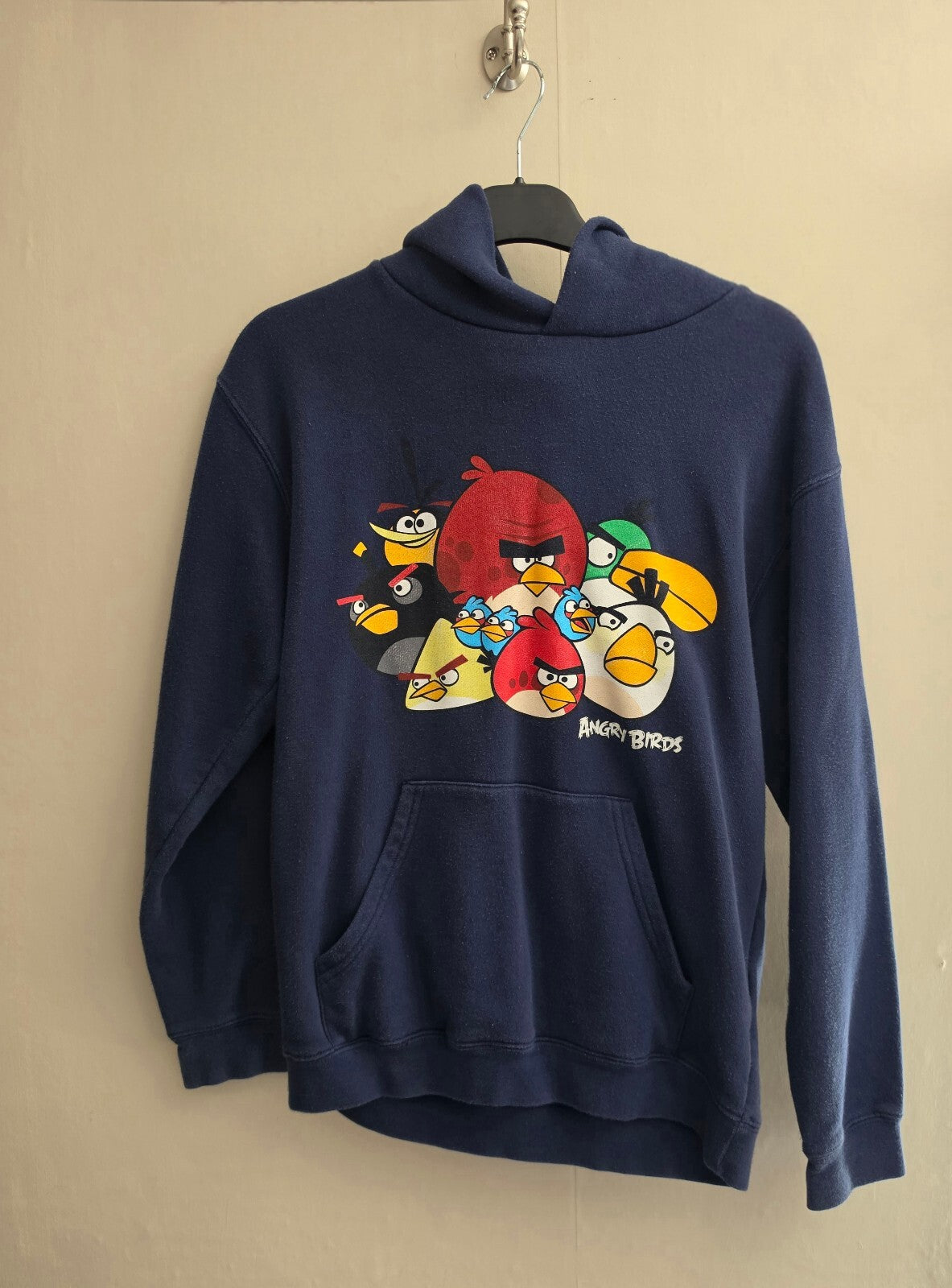 M&Co Boys Angry Birds Navy Hoodie Size 11-12 Years